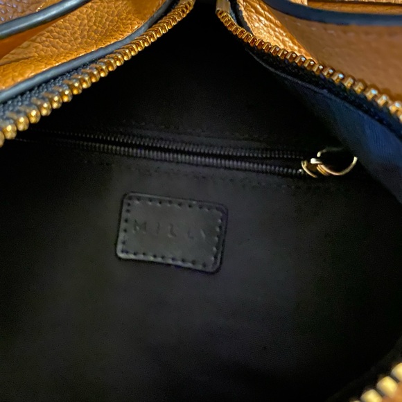 Milly Tan Leather Backpack New without tags main image 7